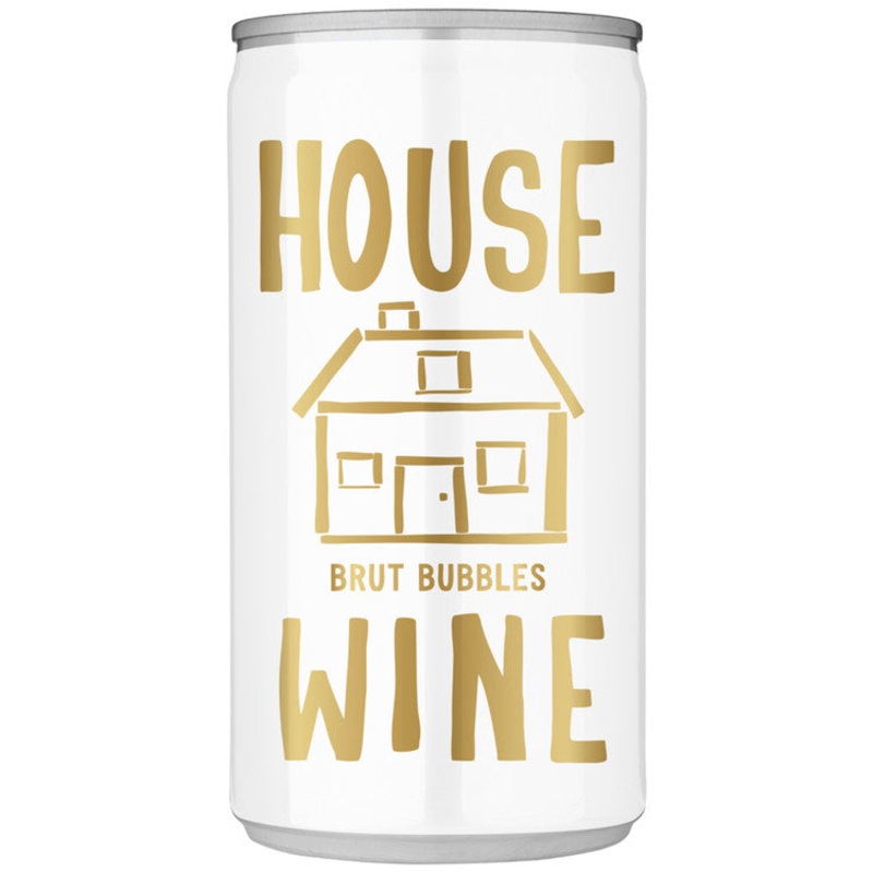 HOUSE WINE BRUT BUBBLES CAN 24P