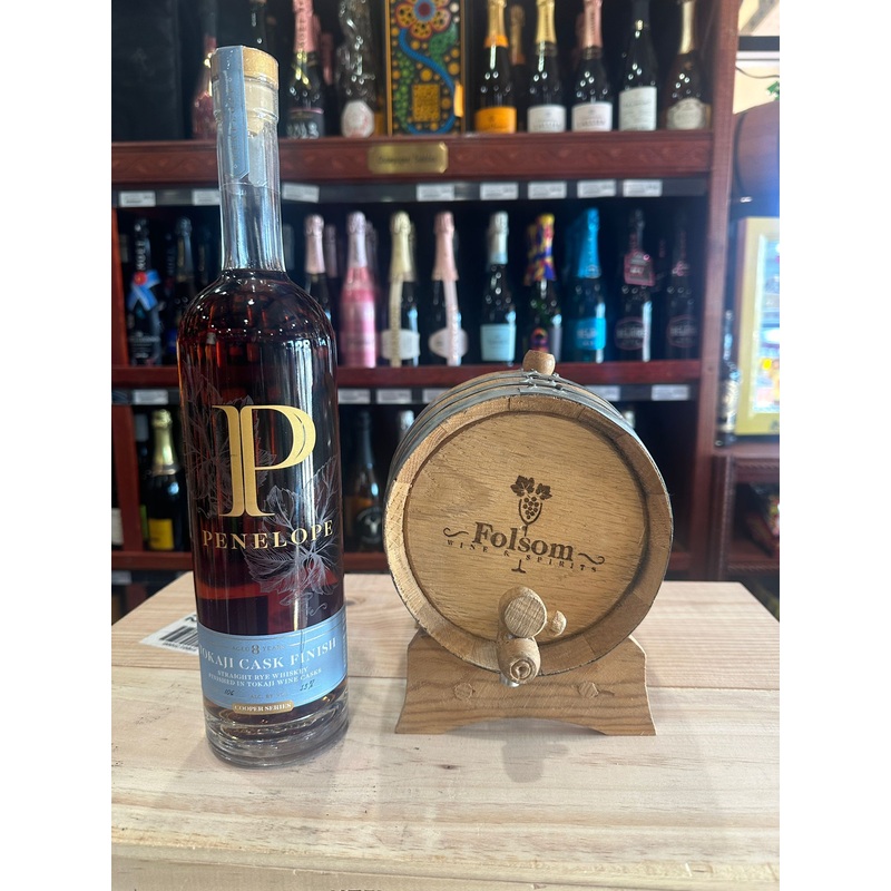 Penelope 8 Years Tokaji Cask Finish Straight Rye Whiskey 750ml