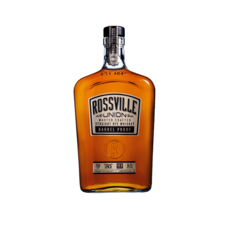 Rossville Union Barrel Proof Straight Rye Whiskey 750ml