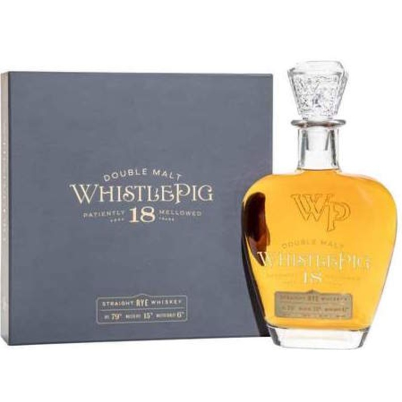 WhistlePig Double Malt 18 Year Old 5th Edition Straight Rye Whiskey 750ml