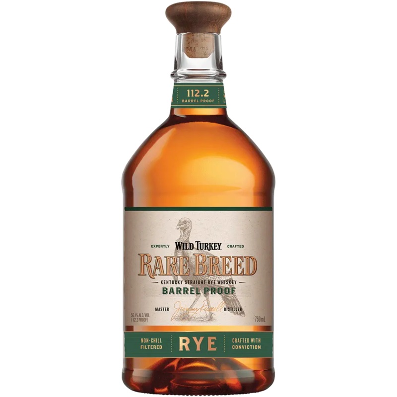 Wild Turkey Rare Breed Barrel Proof Rye Whiskey 750ml