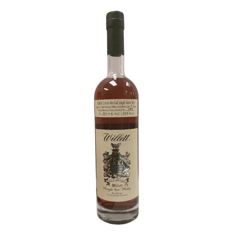 Willett Family Estate 11 Year Single Barrel Rye #2364 "Best For Last" 121.4 Proof