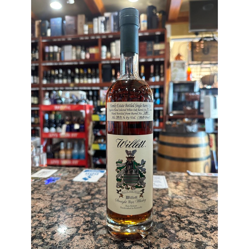 Willett Family Estate Bottled Single Barrel 11 Year Old Batch No. 2367 Kentucky Straight Rye Whiskey 750ml