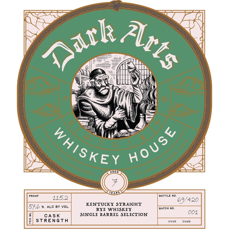 Dark Arts 7 Year Kentucky Straight Rye Whiskey Single Barrel Selection