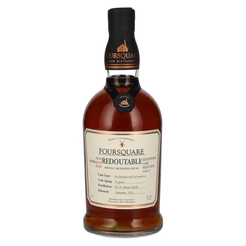 Foursquare 14 Years Old Exceptional Cask REDOUTABLE Single Blended Rum 61% Vol. 0,7l