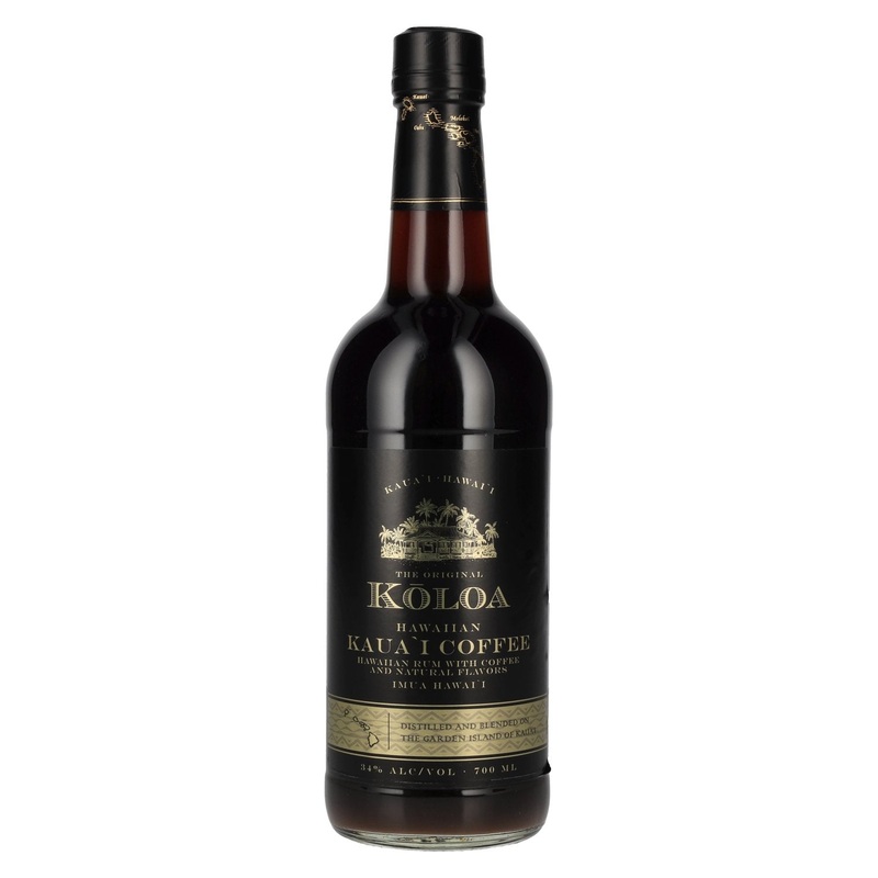Kloa Kaua'i COFFEE Flavored Hawaiian Rum 34% Vol. 0,7l