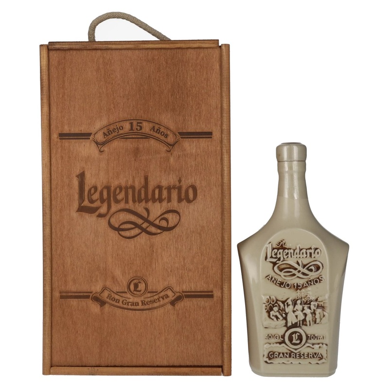 Legendario Ron Gran Reserva Anejo 15 Anos 40% Vol. 0,7l in wooden box