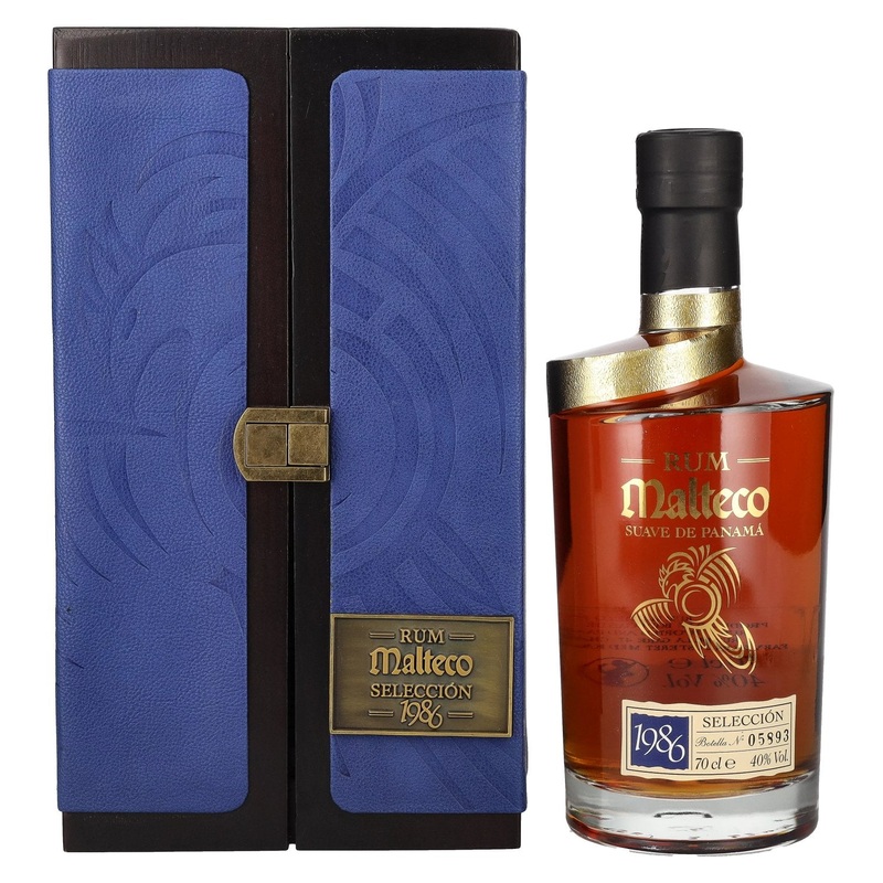 Ron Malteco SELECCION 1986 40% Vol. 0,7l in wooden box
