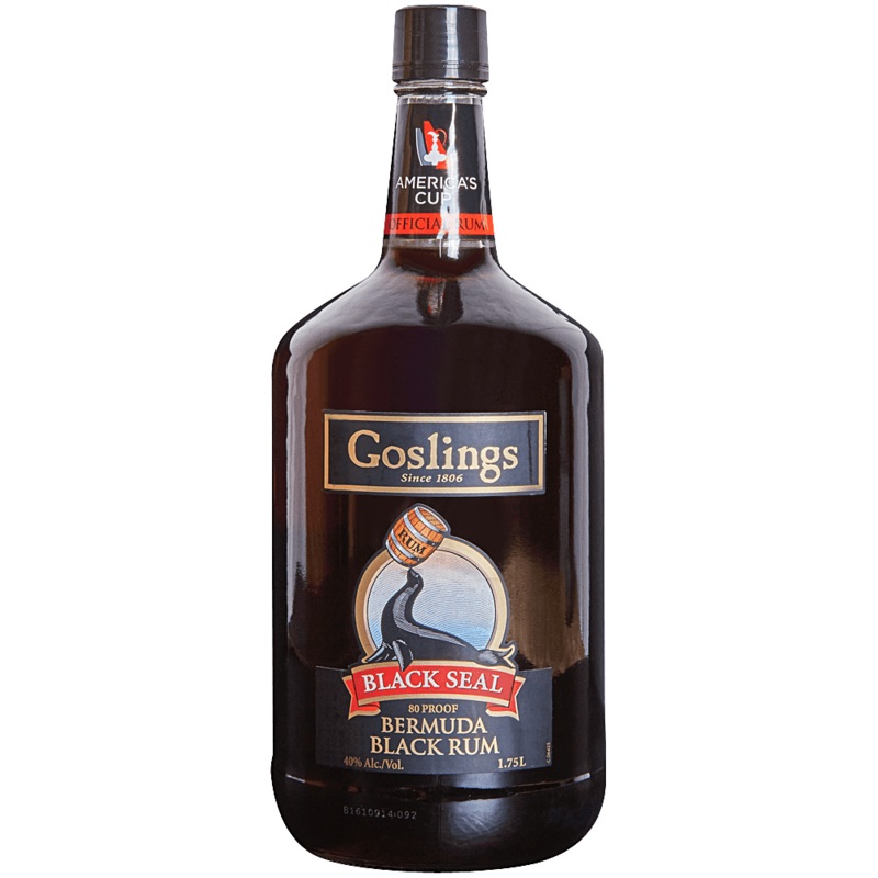 GOSLINGS BLACK SEAL RUM DARK 80 1.75L