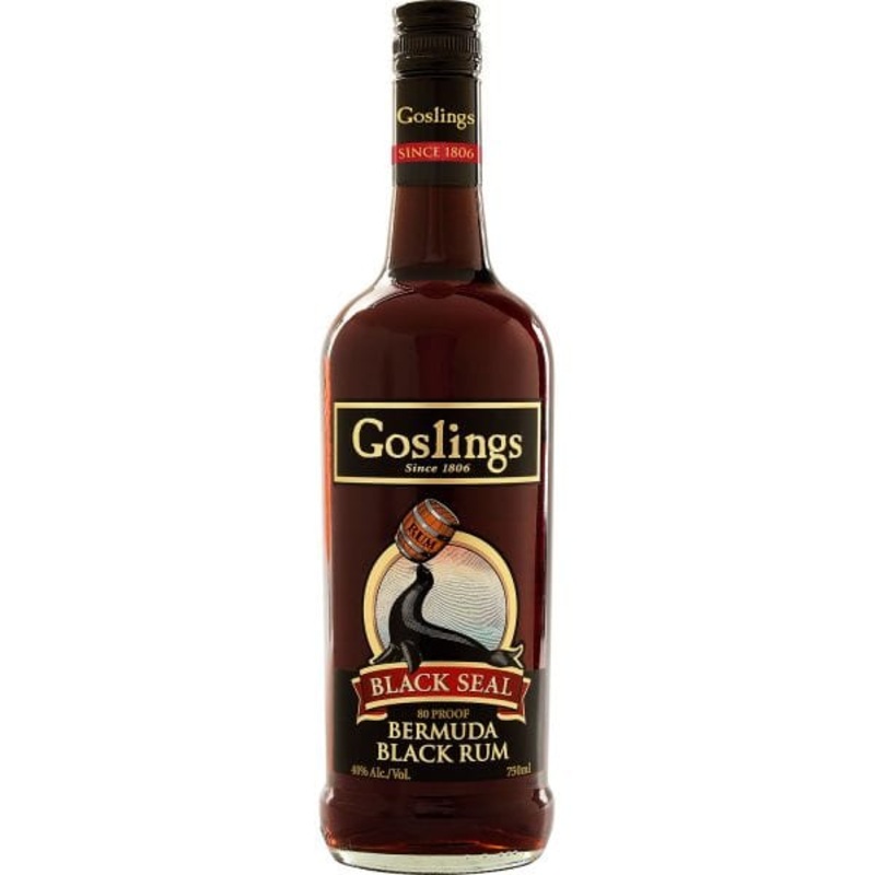 GOSLINGS BLACK SEAL RUM DARK 80 750ML