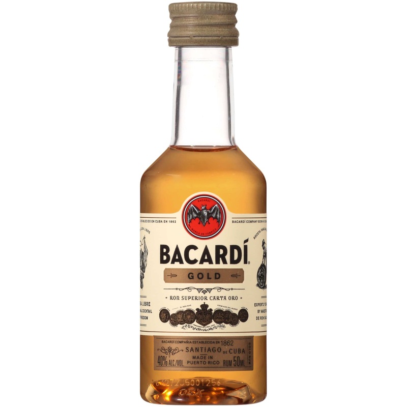 BACARDI RUM GOLD 50ML