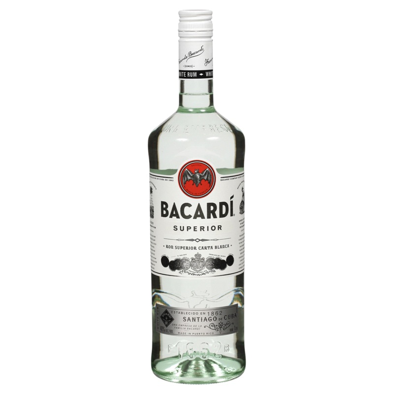 BACARDI RUM SUPERIOR 1LTR