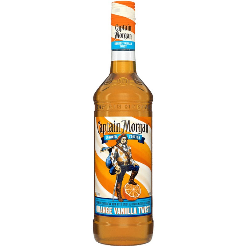 CAPTAIN MORGAN RUM ORANGE VANILLA TWIST 750ML