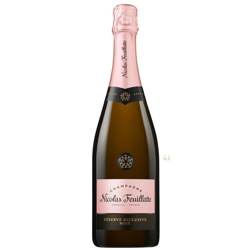 Nicolas Feuillatte Reserve Exclusive Rose Champagne Sparkling Wine 750ml