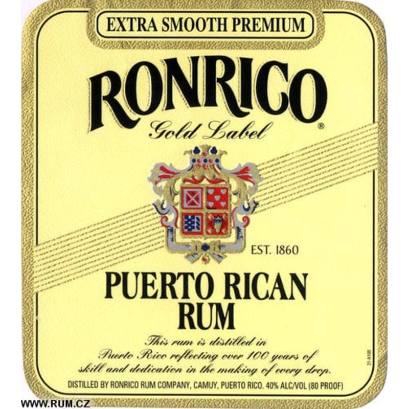 RON RICO RUM GOLD 80 1.75L