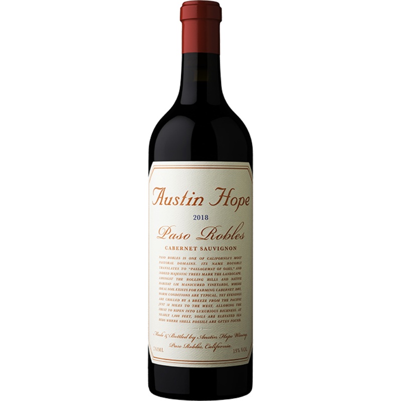 Austin Hope Paso Robles Cabernet Sauvignon 1Lt