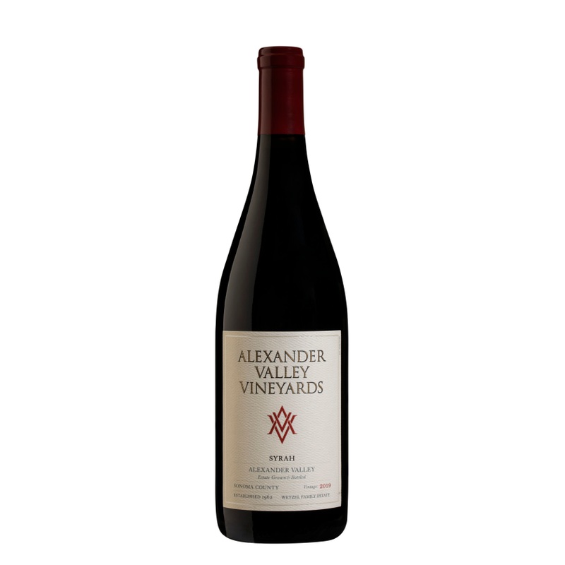 Alexander Valley Vineyards 2019 Alex Vly Syrah Est