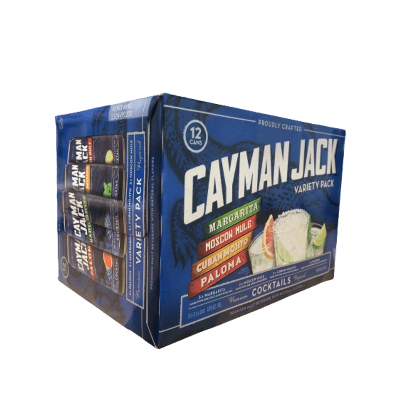 CAYMAN JACK VARIETY 12PK CAN