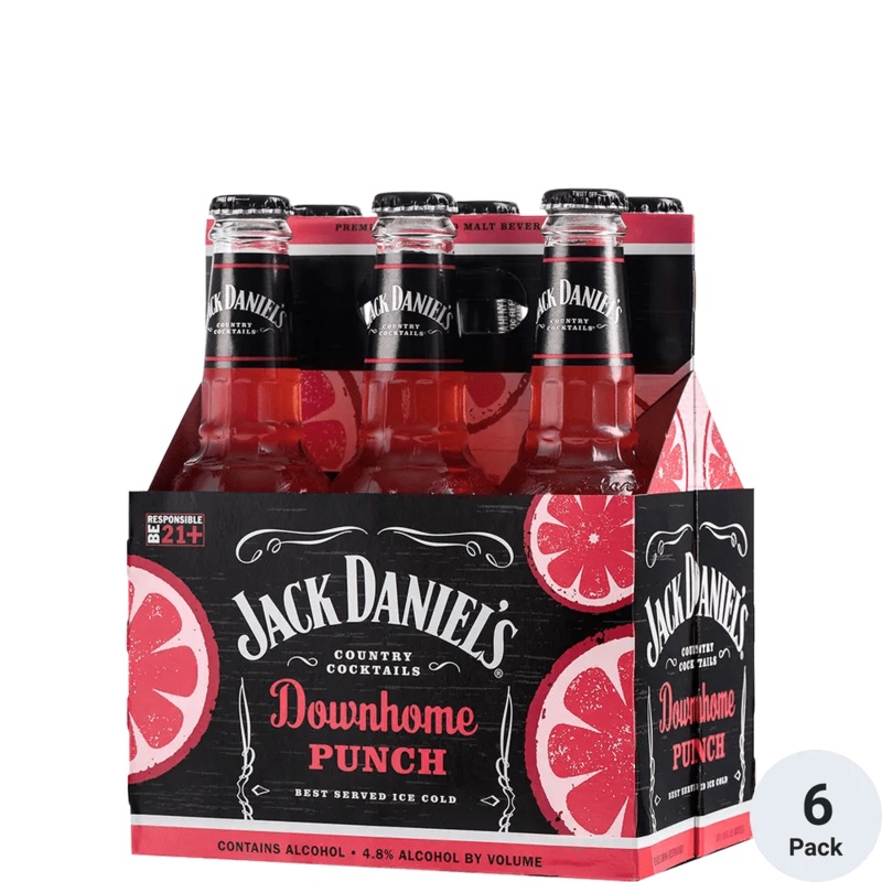 JACK DANIELS DOWNHOME PUNCH 6PK