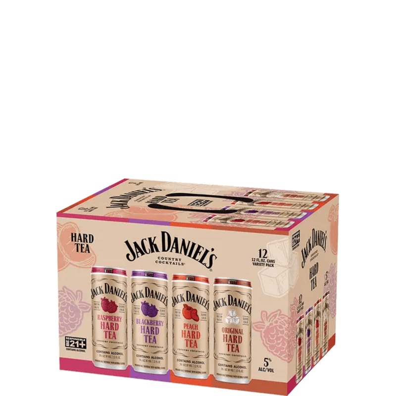 JACK DANIELS TEA VARIETY 12PK CAN