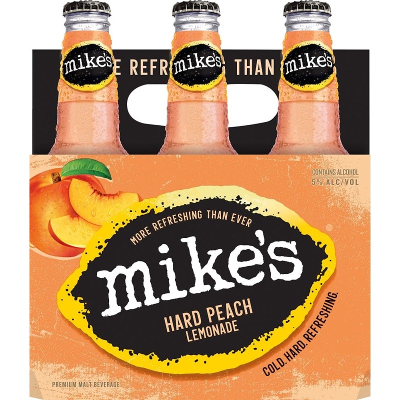 MIKES PEACH LEMONADE 6PK BTL