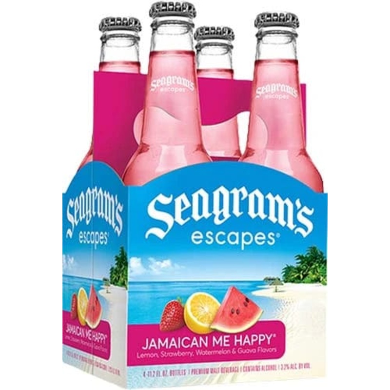 SEAGRAMS JAMAICAN ME HAPPY 4PK BTL