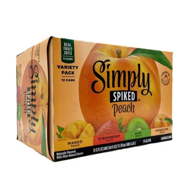 SIMPLY SPIKED PEACH VARIETY 12PK