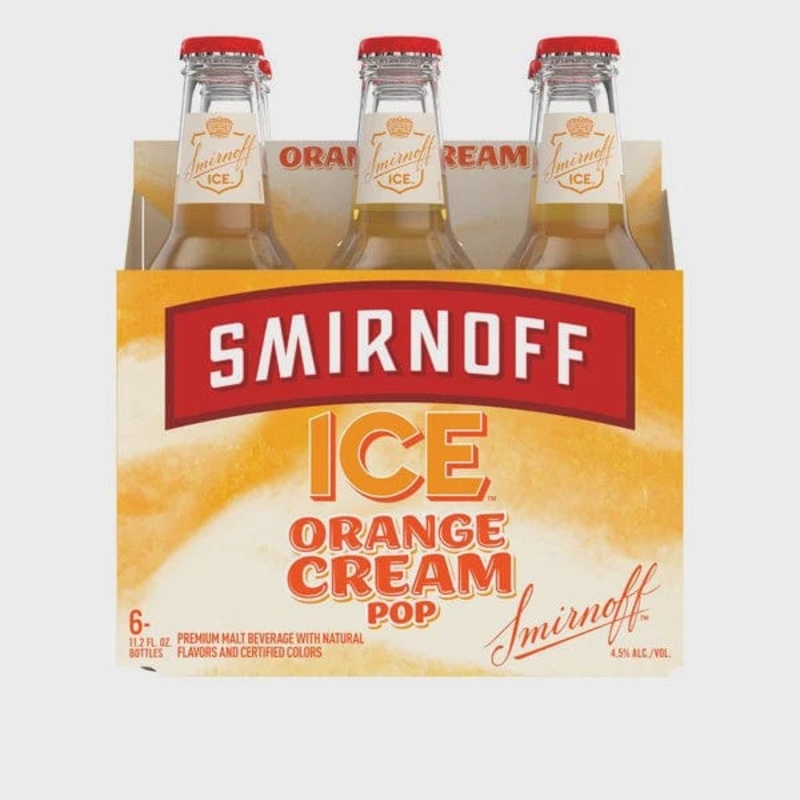 SMIRNOFF ICE ORANGE CREAM POP 6PK