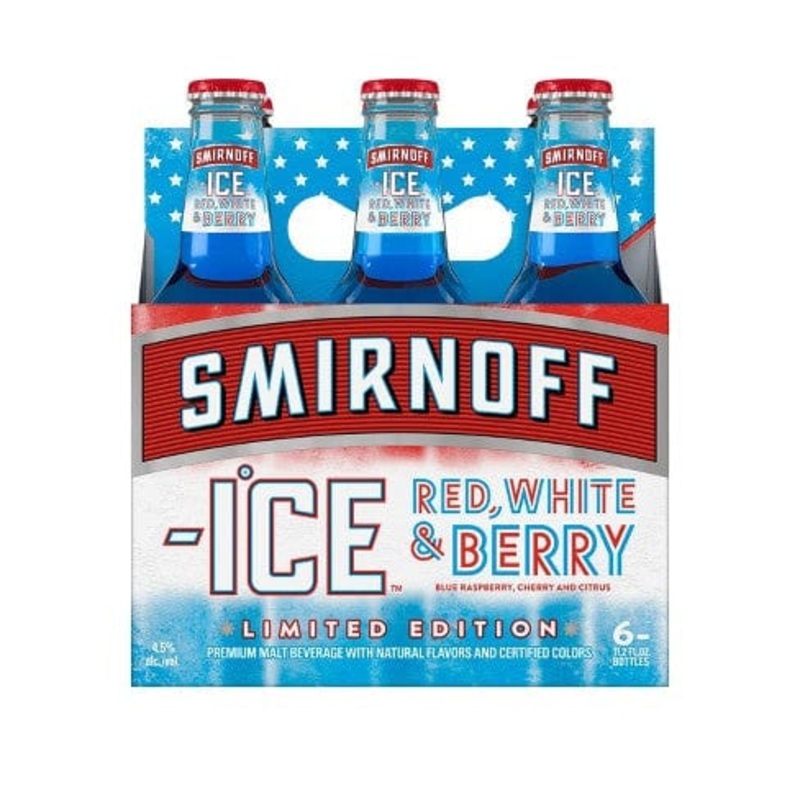 SMIRNOFF ICE RED WHITE AND BERRY 6PK BTL