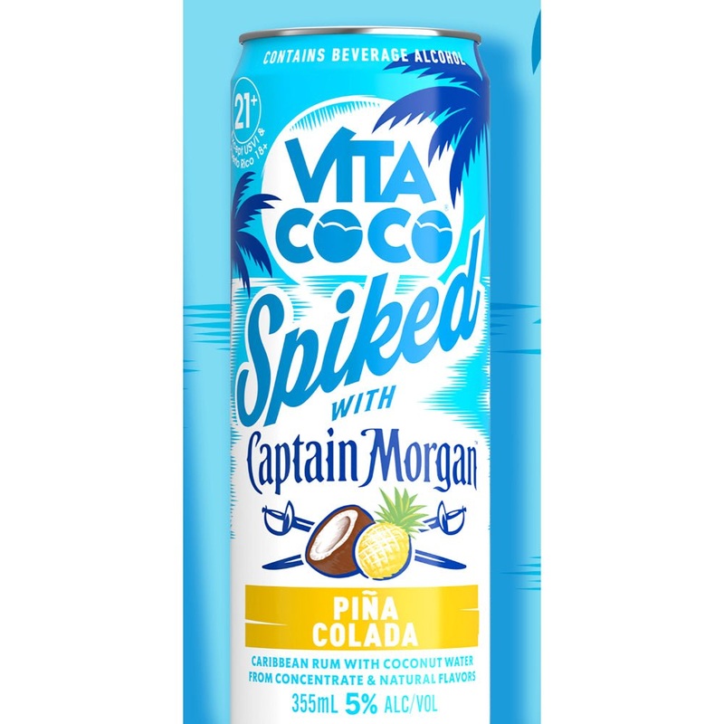 Vita Coco Spiked With Captain Morgan Pia Colada