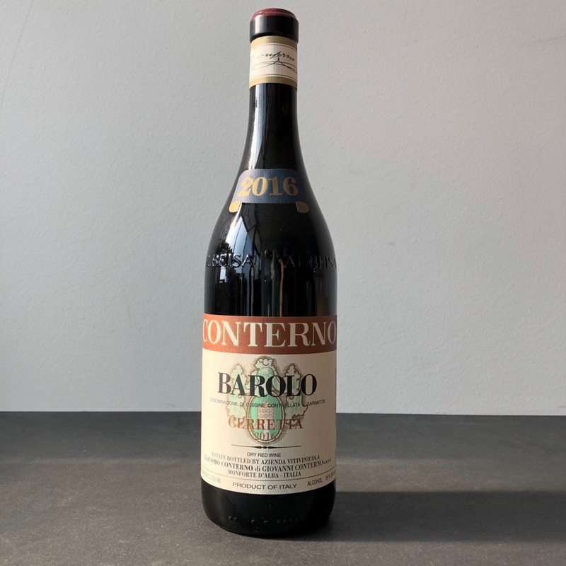 2016 Giacomo Conterno 'Cerretta' Barolo DOCG, Italy