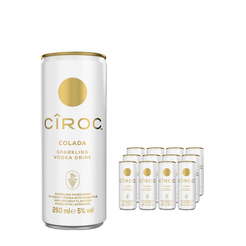 Ciroc Colada & Lemonade Premixed Cocktail Can Multipack, 12 x 250 ml