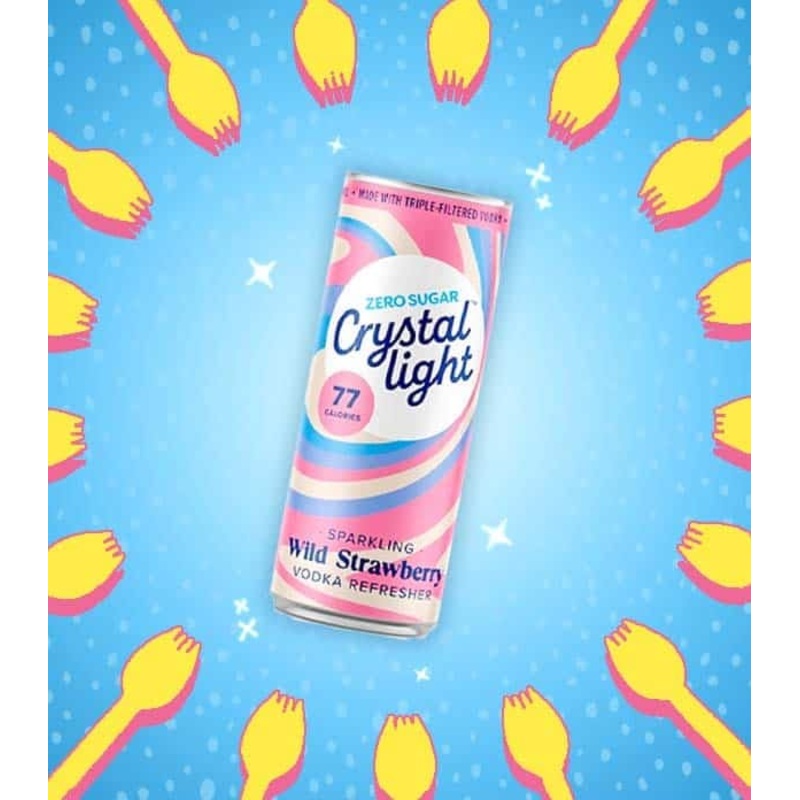 CRYSTAL LIGHT WILD STRAWBERRY 4PK