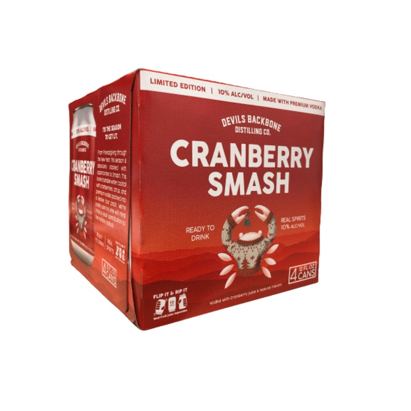 DEVILS BACKBONE CRANBERRY SMASH 4pk 12oz cans