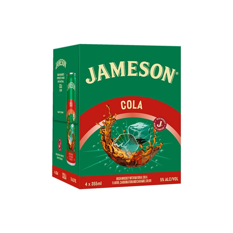 JAMESON COLA RTD 4PK C/O