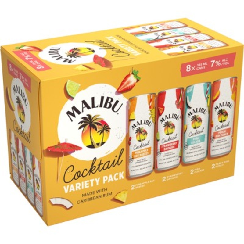 Malibu Cocktail Variety 8 Pack