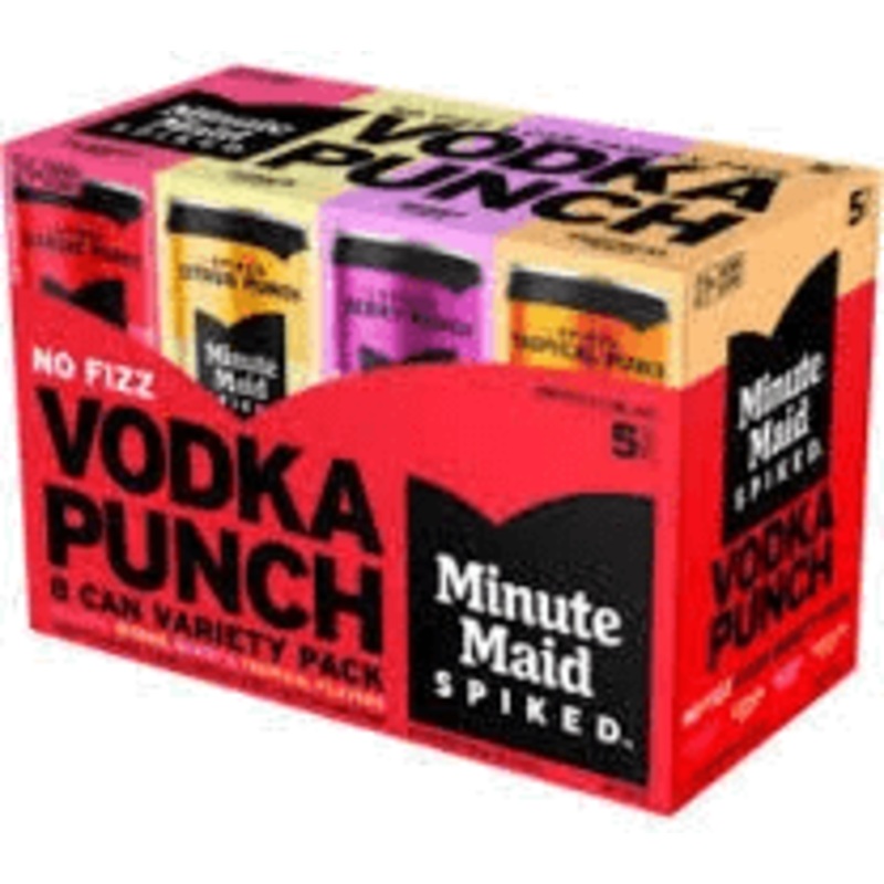 MINUTE MAID VODKA PUNCH VARIETY 8PK