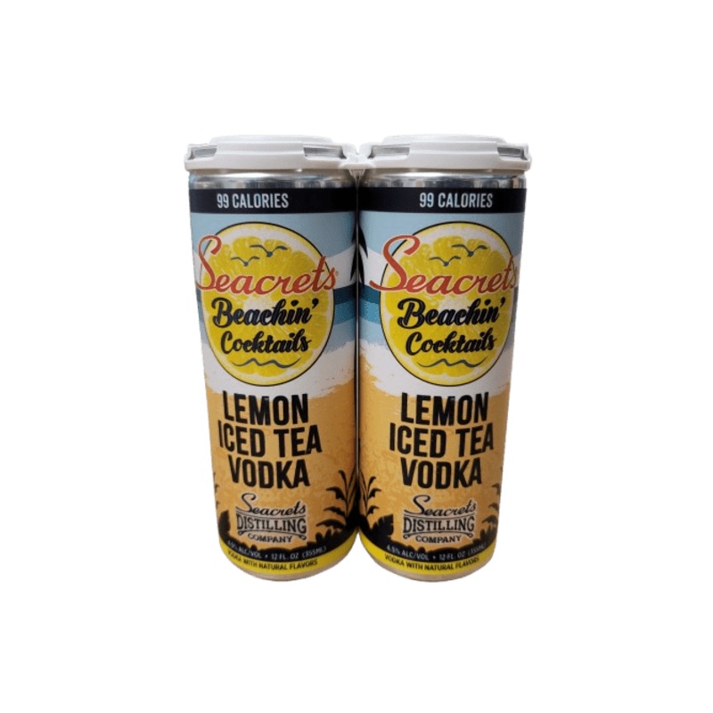 SEACRETS LEMON ICED TEA VODKA RTD 4PK