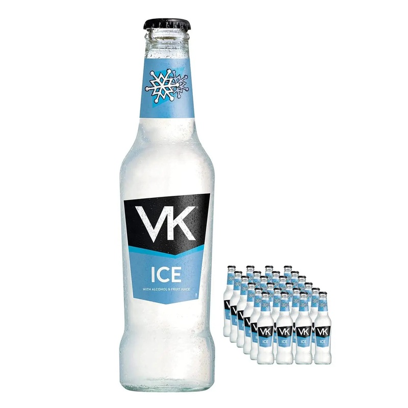 VK Ice Premixed Cocktail Vodka Drink Multipack, 24 x 275 ml