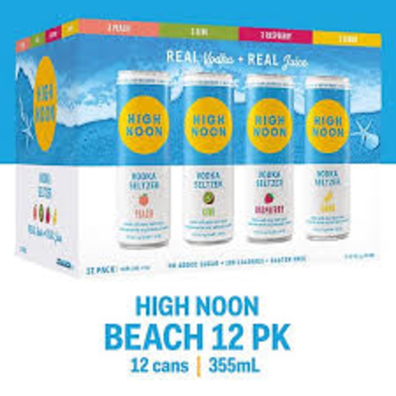 High Noon Beverage Beach Pack 12pack Cans