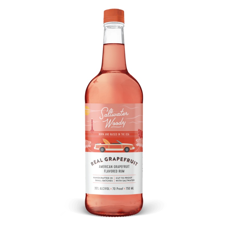 Saltwater Woody Real Grapefruit (750Ml)