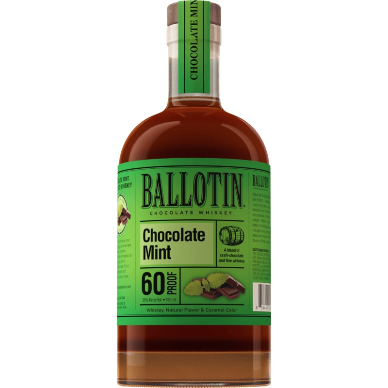 Ballotin Chocolate Mint Whiskey (750Ml)