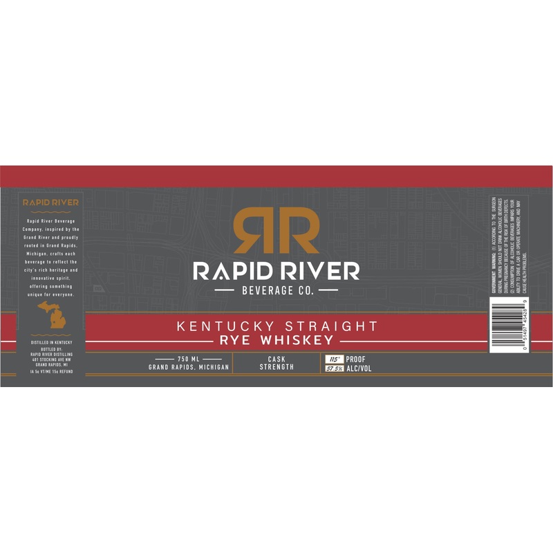 Rapid River Kentucky Straight Rye Whiskey Cask Strength