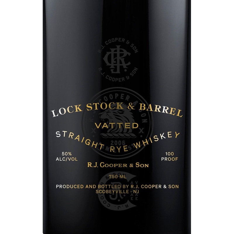 Lock Stock & Barrel Vatted Straight Rye Whiskey