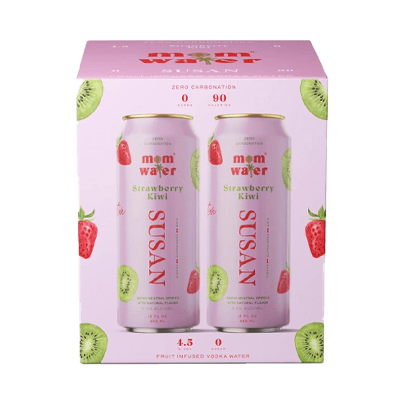 Mom Water Susan - Strawberry Kiwi Cocktail 12.oz 4 Pack