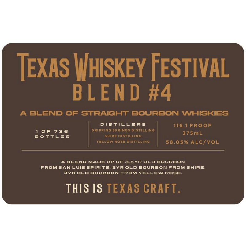 Texas Whiskey Festival Blend #4