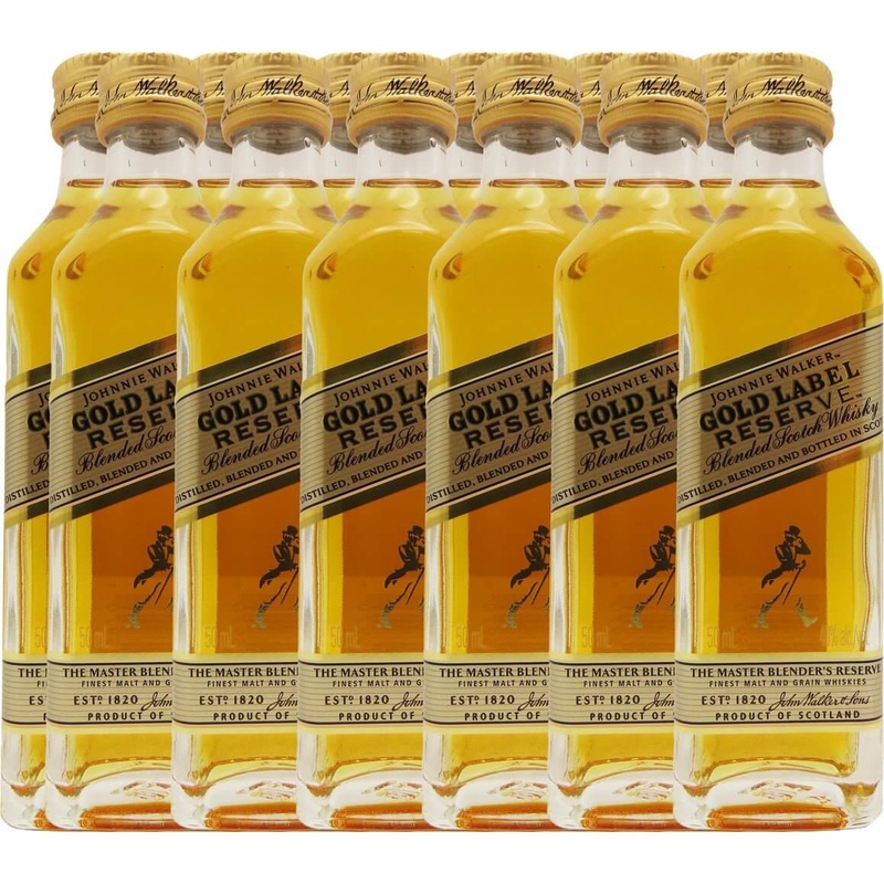 Johnnie Walker Gold Reserve Blended Scotch Whisky 50ml 12pk