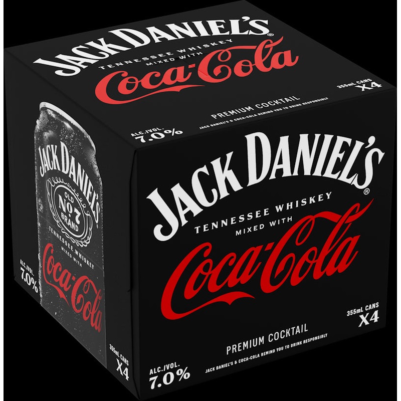JD & COKE 4PK