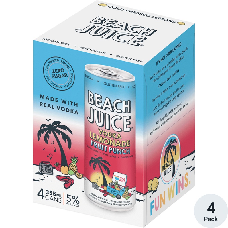VODKA FRUIT PUCH 4PK