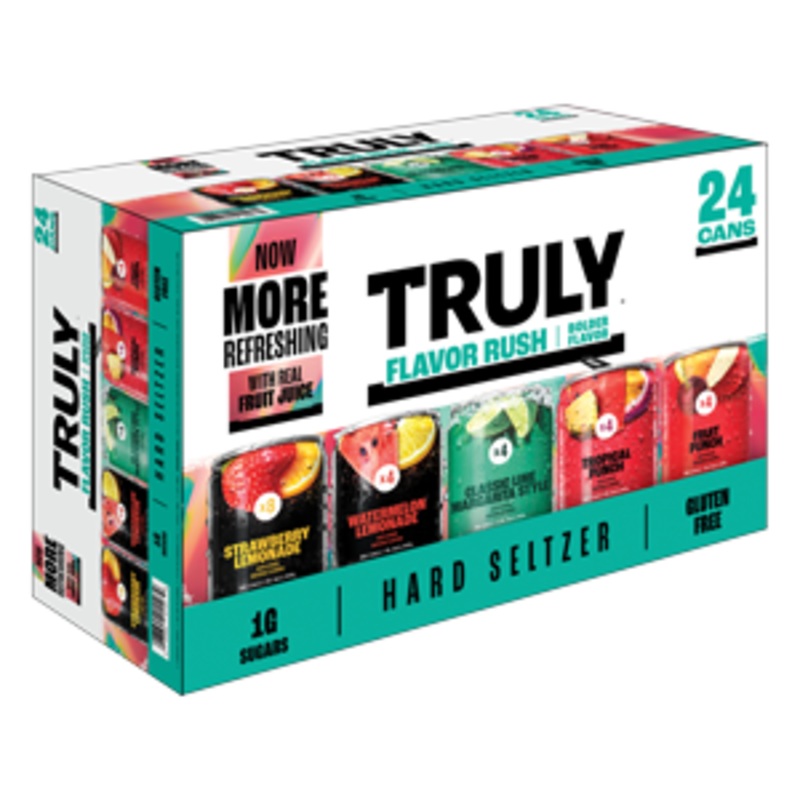 TRULY Hard Seltzer Flavor Rush Variety 24 Pack (24 - 12oz Loose Cans)